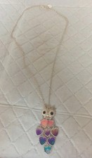 Girls owl necklace for sale  WALSALL