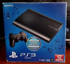 Console Sony PlayStation 3 Slim - PS3 - 12GB preto carvão (PAL) - com CAIXA, usado comprar usado  Enviando para Brazil