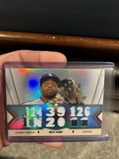 Tarjeta de camiseta Topps Triple Threads Matt Kemp 2012 2 colores/3 segunda mano  Embacar hacia Mexico
