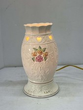 Luminária de porcelana vintage Belleek luz furacão  comprar usado  Enviando para Brazil