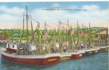America postcard shrimp for sale  WATERLOOVILLE