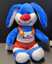 MACACÃO COELHO DE PELÚCIA AZUL SURPRESA CHOCOLATE INFANTIL 10" Logotipo Publicidade comprar usado  Enviando para Brazil