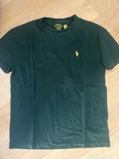 Camiseta polo masculina Ralph Lauren nova sem etiquetas verde caçador algodão manga curta tripulação, usado comprar usado  Enviando para Brazil