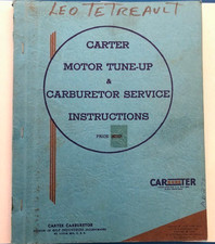 Carter service manual for sale  Boonton