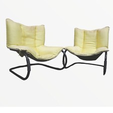 Par de poltronas vintage design italiano dos anos 70, usado comprar usado  Enviando para Brazil