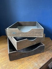 Vintage wood desk for sale  NUNEATON