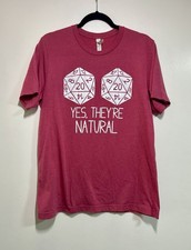 Camiseta Funny Dungeons & Dragons D20 Dice Bella + Lona L "Sim, eles são naturais", usado comprar usado Camiseta Funny Dungeons & Dragons D20 Dice Bella + Lona L "Sim, eles são naturais", usado comprar usado  Enviando para Brazil