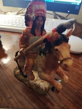 Indian horseback statue for sale  Buna