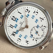 Zegarek na rękę Omega 48mm z vintage zegarkiem kieszonkowym mechanizm małżeństwo. na sprzedaż  PL