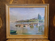 Peinture ancienne huile d'occasion  Montferrand-le-Château