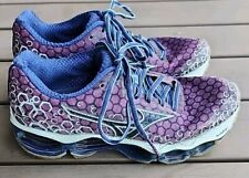 Usado, Tênis de corrida feminino Mizuno Wave Prophecy 3 roxo azul EUA 6 comprar usado  Enviando para Brazil
