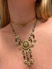 Parure collier doré d'occasion  Nice-