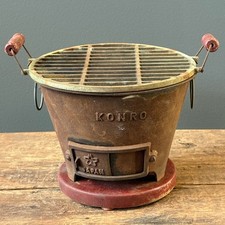 Tampo de mesa vintage original de ferro fundido KONRO Hibachi Grill comprar usado  Enviando para Brazil