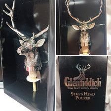 Usado, GLENFIDDICH STAG’S HEAD GARRAFA DE UÍSQUE POURER COM CAIXA FOTOS COLECIONÁVEIS DE UTENSÍLIOS DE BAR comprar usado  Enviando para Brazil