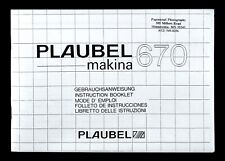 Plaubel makina 670 for sale  Fairview