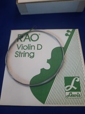 Violino D String Flat Al Wound Loop Lewis RAO Lincolnwood ILL. 1960's NOS Raro, usado comprar usado  Enviando para Brazil