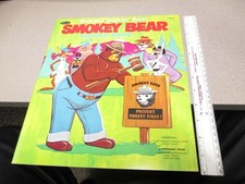 Livro de colorir adesivo SMOKEY THE BEAR 1970 NÃO USADO personagem de quadrinhos Videocraft comprar usado  Enviando para Brazil