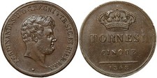Tornesi 1848 raro usato  Villaricca