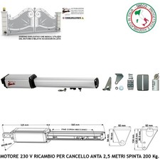 Pistone cancello automatico usato  Roma