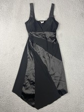 Vestido Tabu Feminino Médio Preto Sem Mangas Painel de Cetim Coquetel Gótico Bruxa comprar usado  Enviando para Brazil