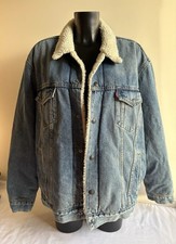sherpa denim jacket for sale  RETFORD