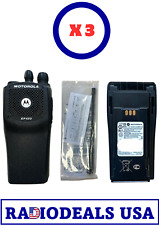 Usado, Rádio Motorola EP450 UHF LAH65QDC9AA2AN, antena PMAE4016, NNTN4497 bateria x 3PC comprar usado  Enviando para Brazil
