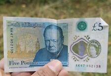 AK47 £5 Nota Nota Genuína GBP Cinco Libras Número de Série AK 47 comprar usado  Enviando para Brazil