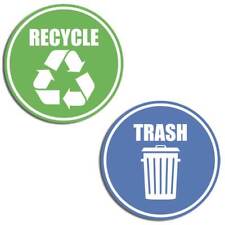 Trash recycle decal for sale  Mercer
