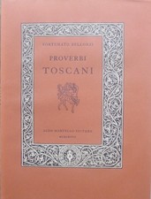 Proverbi toscani. usato  Italia