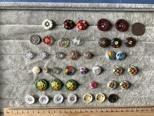 Vintage buttons floral for sale  COLCHESTER