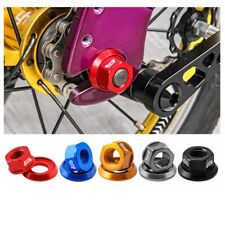 4 piezas M10 duraderas tuercas para rueda de pista bicicleta BMX tornillo de eje fijo para buje trasero segunda mano  Embacar hacia Mexico