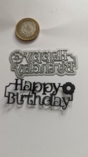 happy birthday cutting die for sale  MANCHESTER