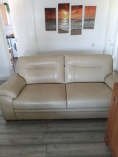 Leather sofa for sale  NORWICH