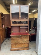 Antique bureau bookcase for sale  GLASGOW