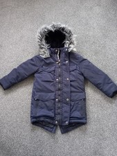 Boys navy winter for sale  LUTON