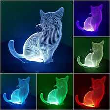 Katze led tischlampe gebraucht kaufen  Tröglitz