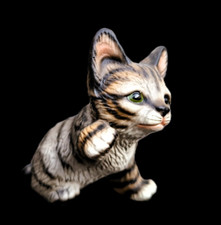 Porzellanfigur katze handbemal gebraucht kaufen  Nürnberg