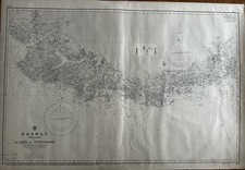 Używany, Mapa Morska Południowego Wybrzeża Norwegii od przylądka The Naze do Kristiansand na sprzedaż  PL