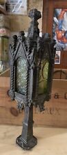 ANTICA LANTERNA CIMITERO STILE GOTICO GHISA 1800s arte sacra comprar usado  Enviando para Brazil