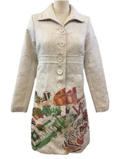 Desigual jacquard white for sale  NEWTON ABBOT