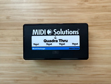 MIDI Solutions QUADRA THRU 4 saídas ativo MIDI através da caixa comprar usado  Enviando para Brazil