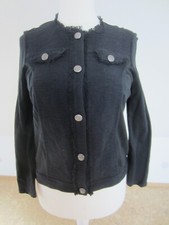 Schwarze ausgefallene jacke gebraucht kaufen  Pfungstadt