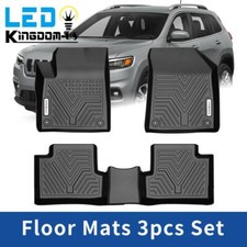 Forro de tapetes de assoalho 3 peças para Jeep Cherokee 2015-2023 borracha todas as estações dianteiro e traseiro comprar usado  Enviando para Brazil