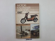 Motorkalender 1987 ddr gebraucht kaufen  Burgstädt