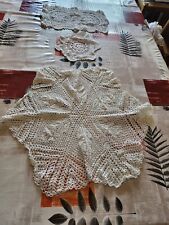 Lot anciens napperons d'occasion  Viarmes