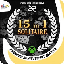 🏆 15IN1 SOLITAIRE 🏆 XBOX ACHIEVEMENTS 100% GAME COMPLETION TROPHY UNLOCK comprar usado  Enviando para Brazil