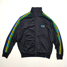 adidas Grun Kurtka dresowa Męska Czarna Rasta Firebird Niebieska Zielona Żółta rozm. L na sprzedaż adidas Grun Kurtka dresowa Męska Czarna Rasta Firebird Niebieska Zielona Żółta rozm. L na sprzedaż  PL