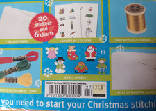 Christmas stitching cover for sale  WELLINGBOROUGH