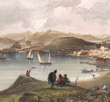 1837 gravure aquarellée d'occasion 1837 gravure aquarellée d'occasion  Besançon