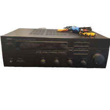 Receptor estéreo som natural Yamaha R-302 pacote preto - testado remoto frete grátis comprar usado  Enviando para Brazil